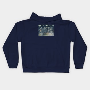 Poster for sheet music, Gallant Songs by Paul Delmet Kids Hoodie